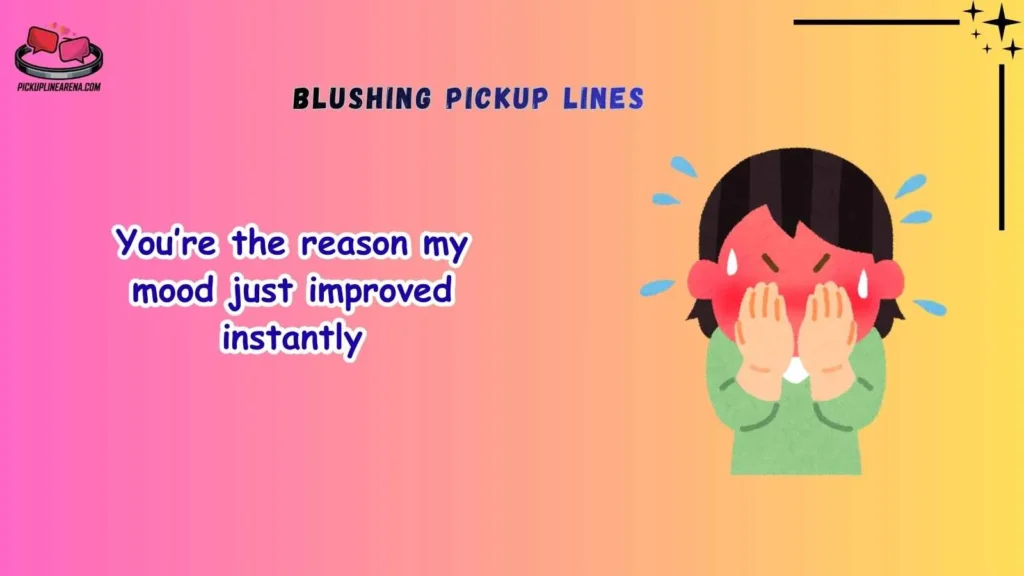 Cute Blushing Pickup Lines