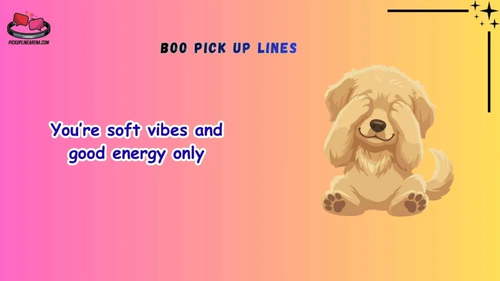 Cute Boo Pick Up Lines