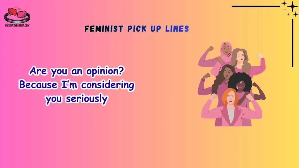 Funny Feminist Pick Up Lines