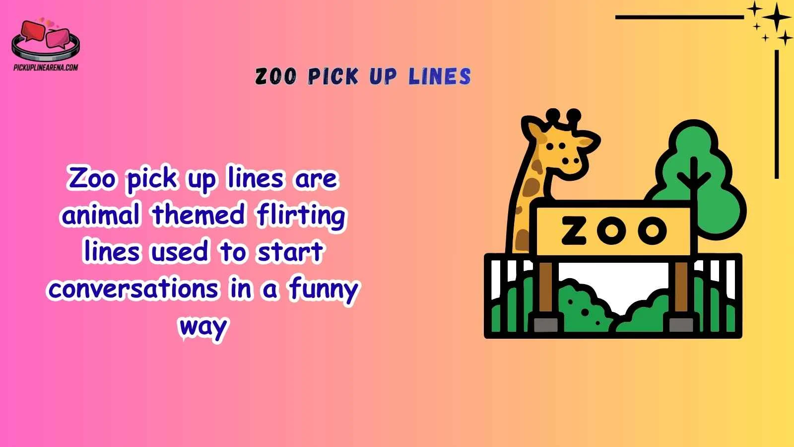 Zoo Pick Up Lines